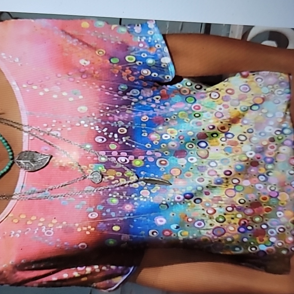 Colorful T-Shirt/Plus Size